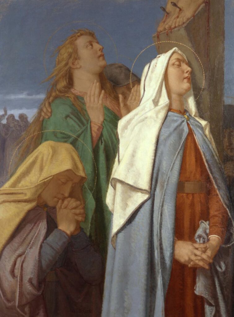 Saint Jean et les saintes femmes au pied de la croix